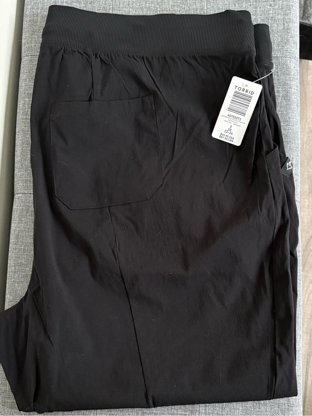 torrid Happy Camper Deep Black Pull-On Pants - NWT